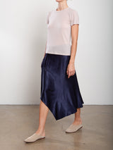 Samara Skirt in Vintage Satin - Night