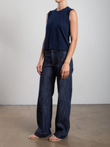 Mid-Rise Aiden Pant in Denim - Night