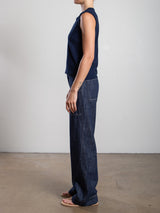 Mid-Rise Aiden Pant in Denim - Night