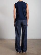 Mid-Rise Aiden Pant in Denim - Night