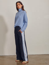 Wes Pant in Marbella Poplin - Ink