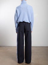 Wes Pant in Marbella Poplin - Ink