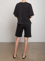 Tavi Short in French Terry - Black