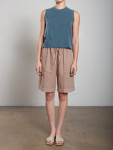 Jem Short in Heritage Linen - Sesame