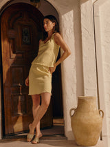 Jennie Tank in Heritage Linen - Butter