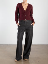 Josephine Pant in Cambridge Flannel - Charcoal