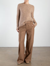 Josephine Pant in Cambridge Flannel - Saddle