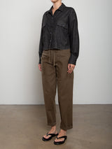 Ezra Pant in Tencel Twill - Army
