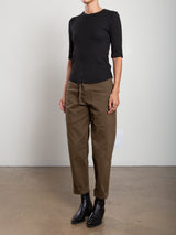 Ezra Pant in Tencel Twill - Army