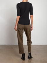 Ezra Pant in Tencel Twill - Army