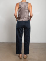 Ezra Pant in Tencel Twill - Ink