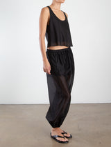 Mica Balloon Pant in Gossamer - Black