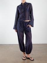 Mica Balloon Pant in Gossamer - Navy