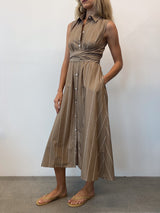 Lucia Dress in Seville Stripe