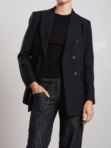 Trudi Blazer in Tropical Wool - Black
