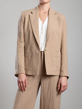Jada Blazer in Canyon Twill - Teak