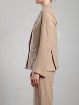 Jada Blazer in Canyon Twill - Teak