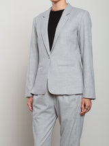 Cyrus Blazer in Cambridge Flannel - Shadow
