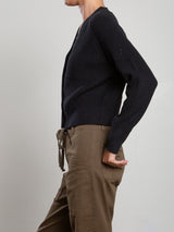Bree Cotton Cardigan - Black