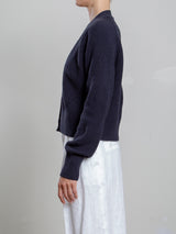 Bree Cotton Cardigan - Ink