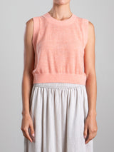 Rumi Crop in Dulce Knitwear - Peach *Final Sale*