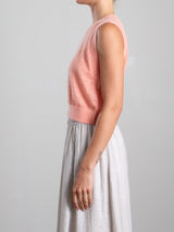 Rumi Crop in Dulce Knitwear - Peach *Final Sale*