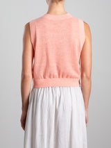Rumi Crop in Dulce Knitwear - Peach *Final Sale*