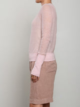 Adrian Crewneck in Dulce Knitwear - Petal