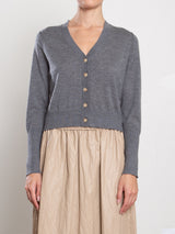Remy Cardigan in Featherweight Cashmere - Harbor