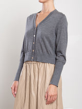 Remy Cardigan in Featherweight Cashmere - Harbor