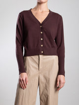 Remy Cardigan in Featherweight Cashmere - Rye