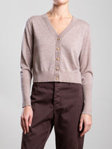 Remy Cardigan in Featherweight Cashmere - Toast