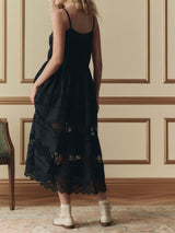 The Rosette Crochet Dress