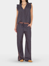 Vaughn Pant - Navy Diamond