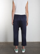 Erika Drop Pant in Vintage Satin - Night