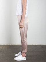 Erika Drop Pant in Vintage Satin - Nude *Final Sale*