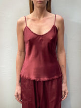 Dawn Cami Vintage Satin - Port
