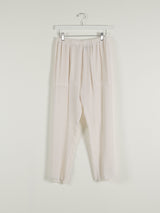 Erika Drop Pant in Velvet - Milk *Final Sale*