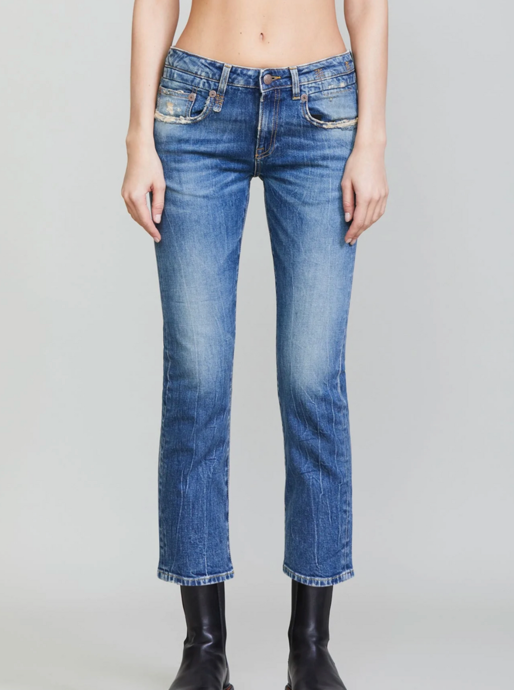 R13 Boy Straight Jean - Kelly Stretch – GUILD R13 Boy Straight Jean - Kelly Stretch – GUILD