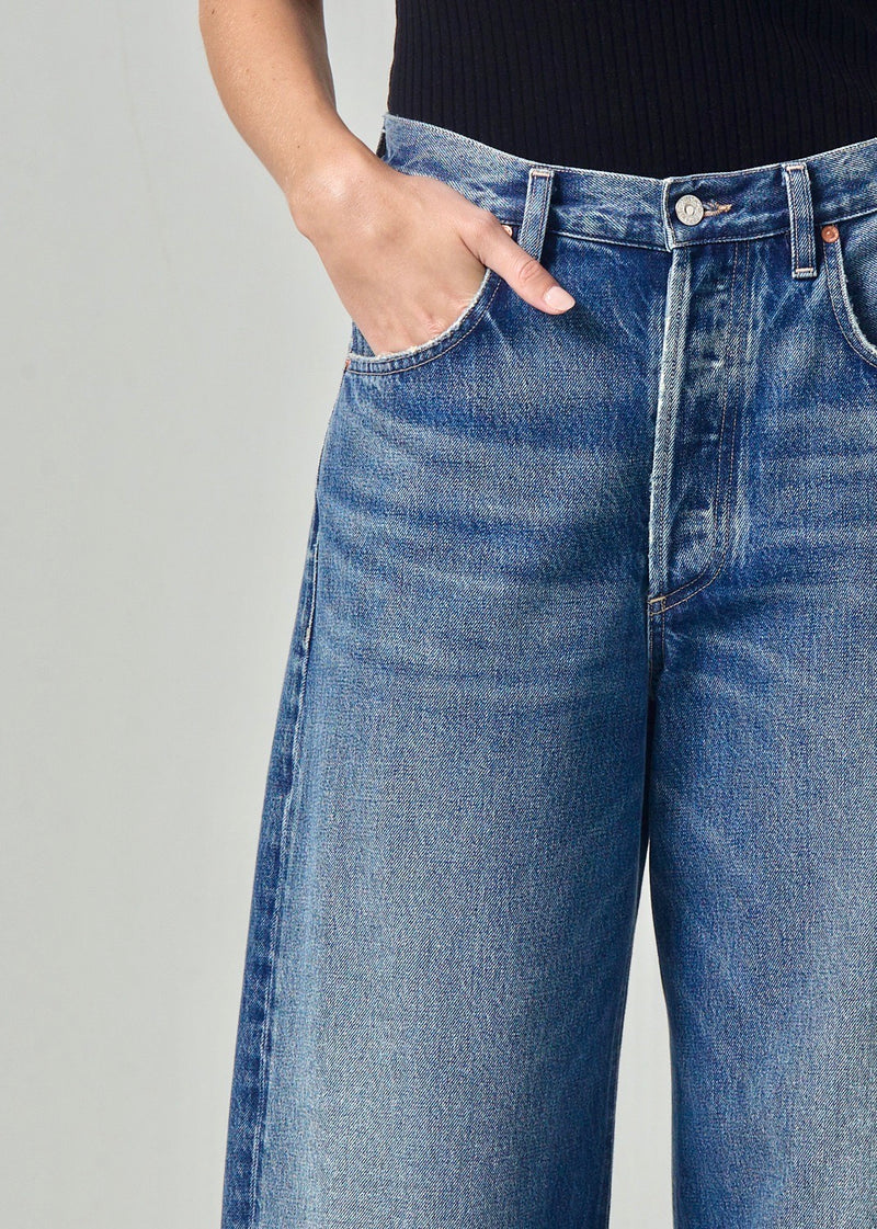 Ayla Baggy Cuffed cropped Jean - Brielle