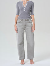 Miro Long Relaxed Jean in Quartz Grey