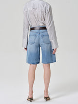 Court Denim Short in Cupid