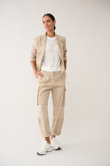 Logan Cargo Pant in Washed Canvas - Desert