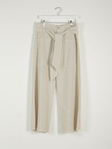 Louise Pant in Paperweight Cotton - Cement