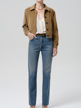 Lola Eve Bomber in Amber