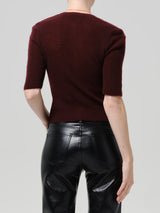 Tabitha Cardigan in Burgundy