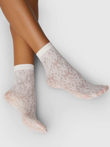 Swedish Stockings Maja Flower Socks - Ivory