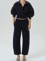 Mirelle Funnel Neck - Navy