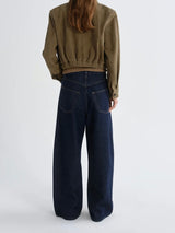 Nahla Cropped Suede Jacket - Canopy