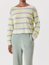 Bodyrow in Lime Heather Stripe